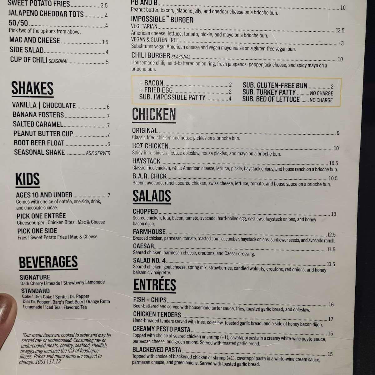 Society Burger Menu - Image 5